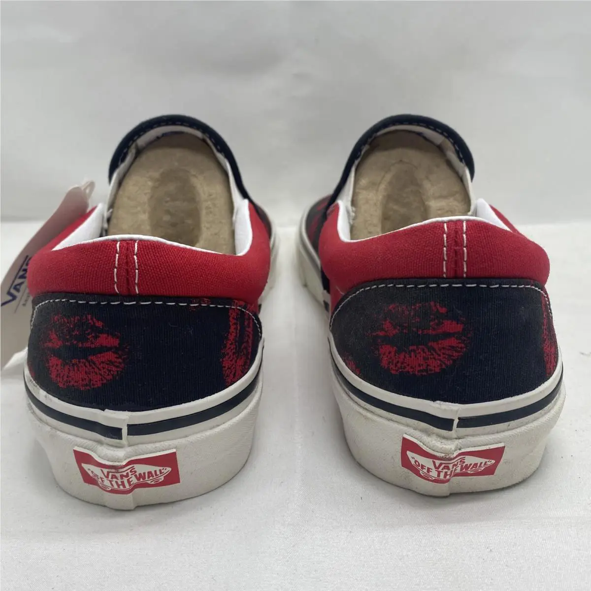 Vans shoes - VANS Classic Slip On - Classic Slip - VN0A3JEX45T - Black Red White (UPC: 0194902635405) 3