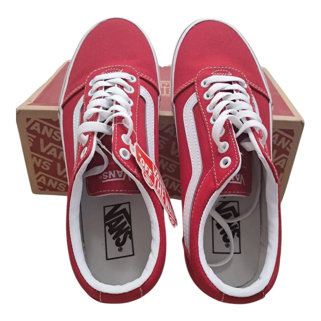 Vans shoes - VANS Ward - Ward - VN0A38DMOLM - Red/White (UPC: 192825105937) 9