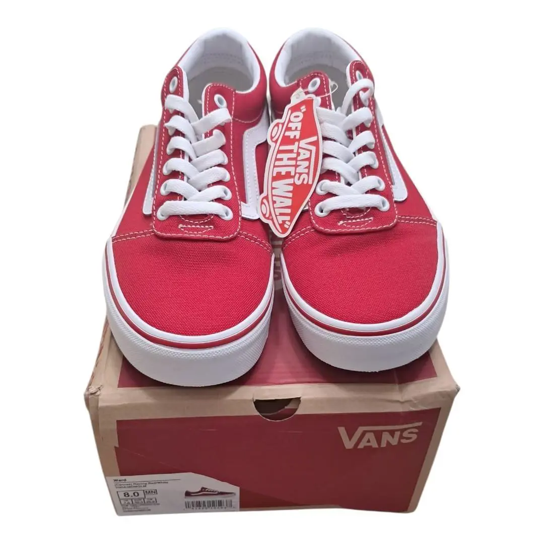 Vans shoes - VANS Ward - Ward - VN0A38DMOLM - Red/White (UPC: 192825105937) 1
