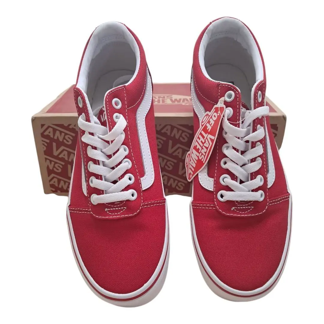 Vans shoes - VANS Ward - Ward - VN0A38DMOLM - Red/White (UPC: 192825105937) 3