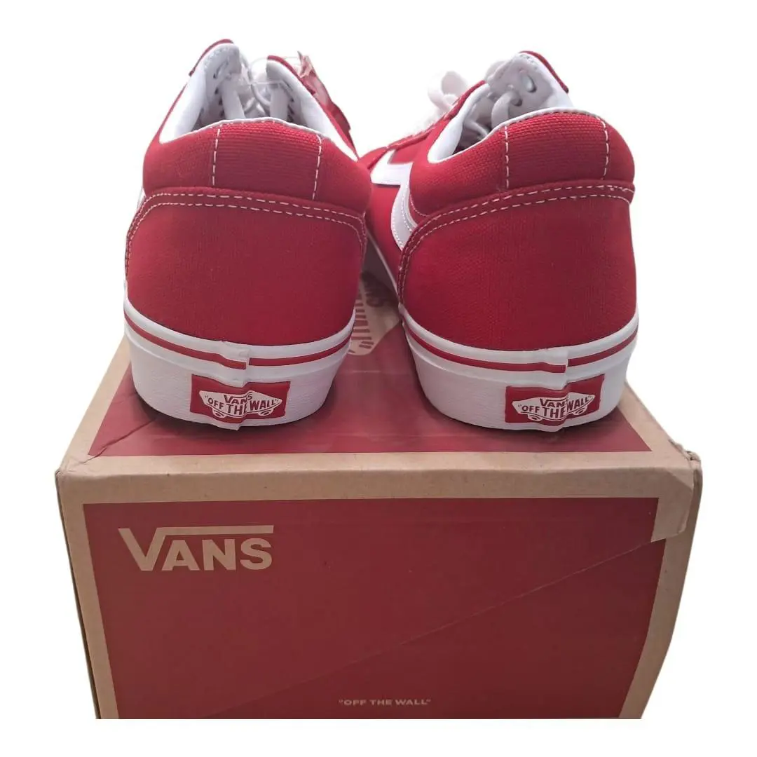 Vans shoes - VANS Ward - Ward - VN0A38DMOLM - Red/White (UPC: 192825105937) 4