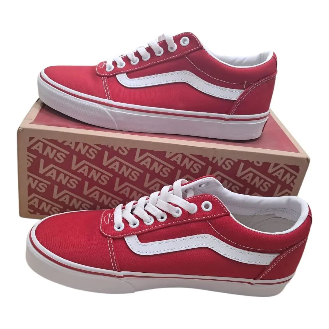 Vans shoes - VANS Ward - Ward - VN0A38DMOLM - Red/White (UPC: 192825105937) 7