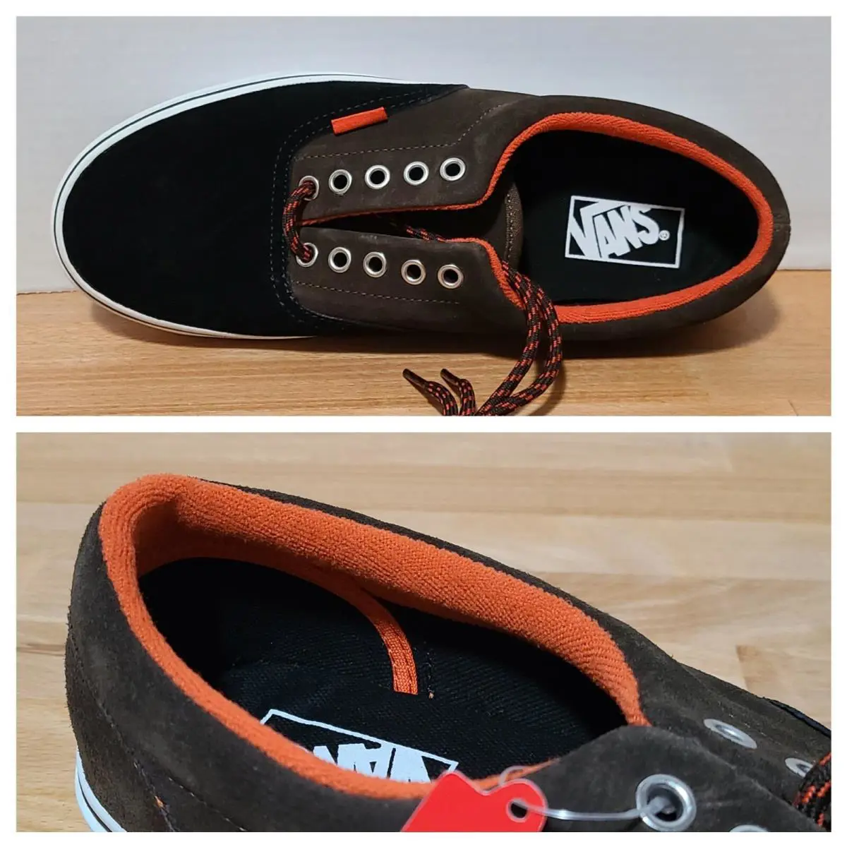 Vans shoes - Vans Era Classic - Era Classic - VN-0QFK6EF - Black/Brown/Orange, Manufacturer: TurkshCff/SpcyRng (UPC: 700054721714) 2