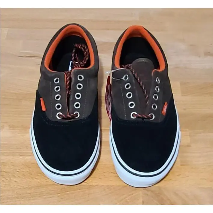 Vans shoes - Vans Era Classic - Era Classic - VN-0QFK6EF - Black/Brown/Orange, Manufacturer: TurkshCff/SpcyRng (UPC: 700054721714) 3