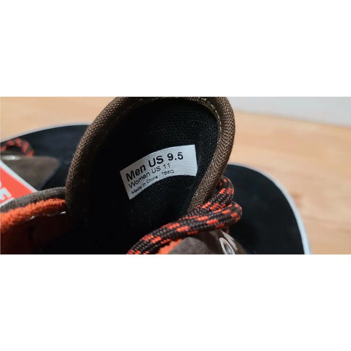 Vans shoes - Vans Era Classic - Era Classic - VN-0QFK6EF - Black/Brown/Orange, Manufacturer: TurkshCff/SpcyRng (UPC: 700054721714) 7