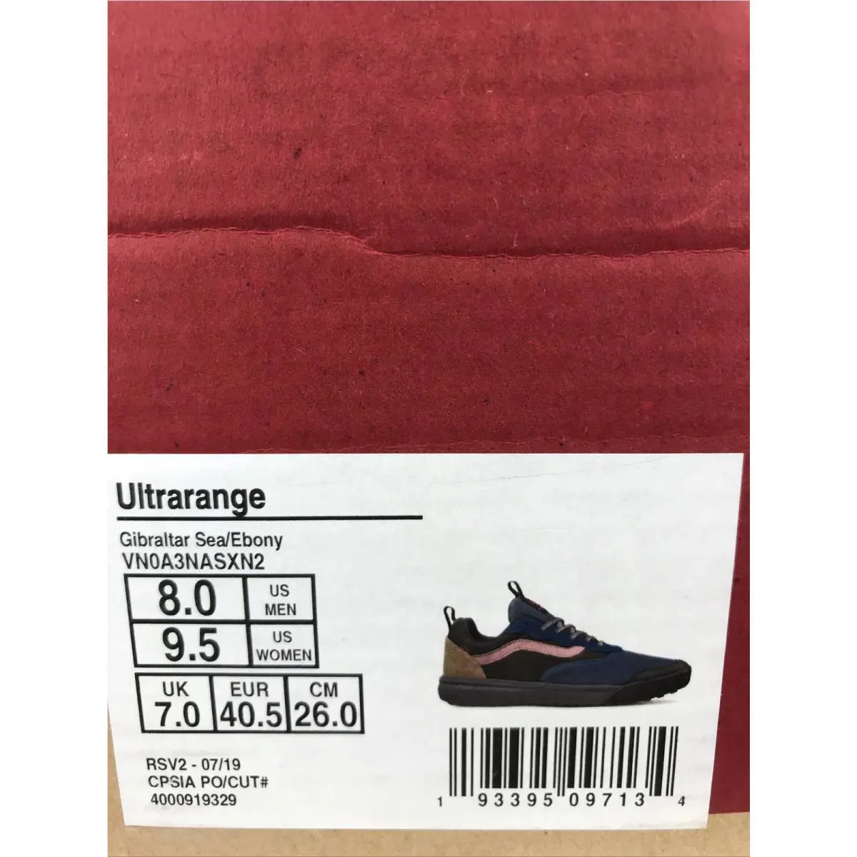 Vans shoes - VANS UltraRange - UltraRange - Gibralter Sea Marshmallow Blue Black Gray Grey, Manufacturer: Gibralter Sea / Marshmallow (UPC: 0193395097134) 4