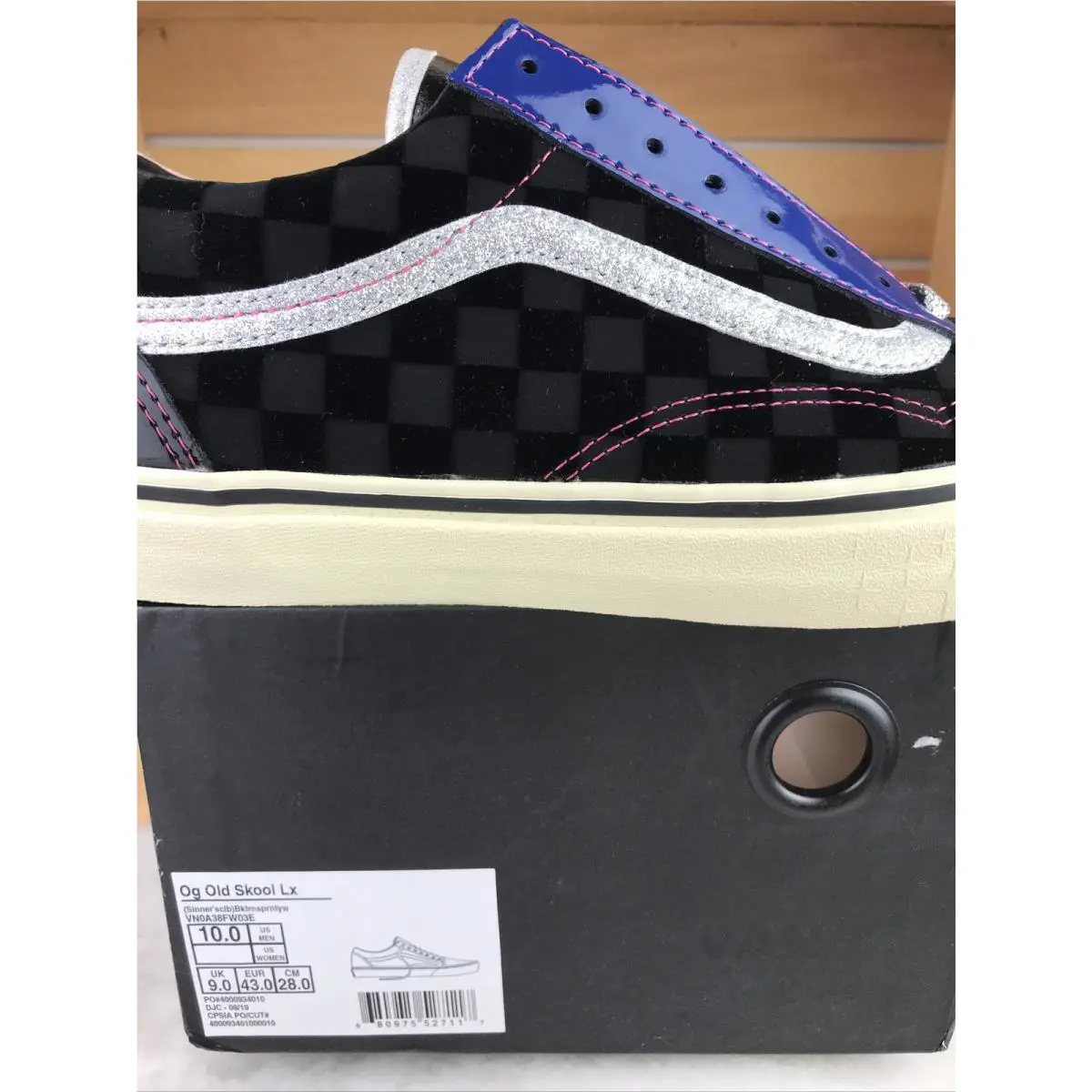 Vans shoes - VANS Old Skool - Old Skool - Multicolor - Black / White / Blue / Pink (UPC: 0680975527117) 7