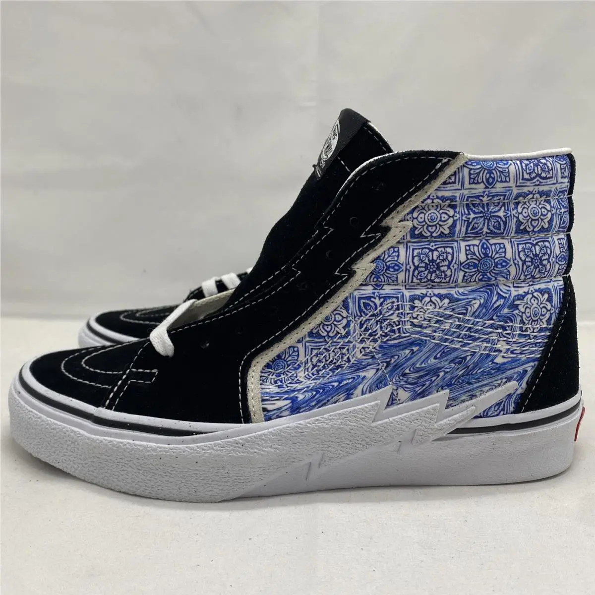 Vans shoes - VANS Sk8 Hi - Liquify Black Blue White (UPC: 0196244806192) 1
