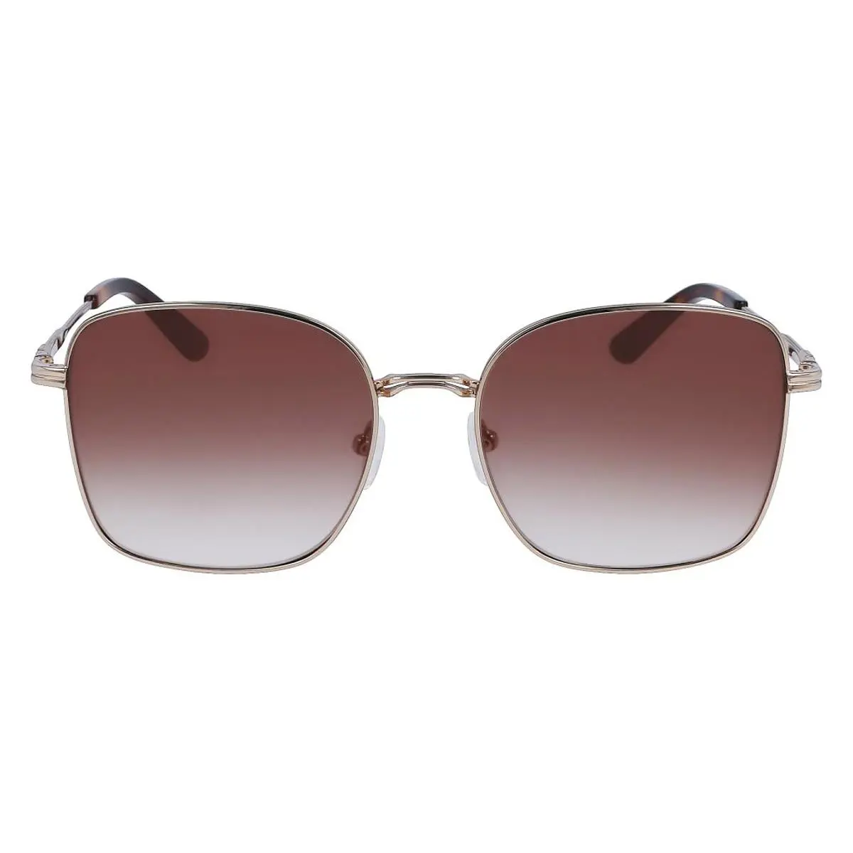 Calvin Klein CK23100S Sunglasses Women Gold Oversized 56mm