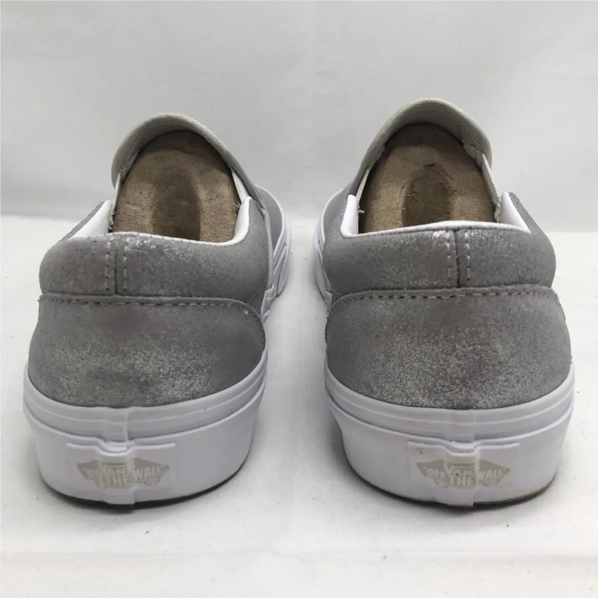 Vans shoes - VANS Classic Slip On - Classic Slip - VN0A4BV3TC4 - Silver / White (UPC: 0772259439268) 3