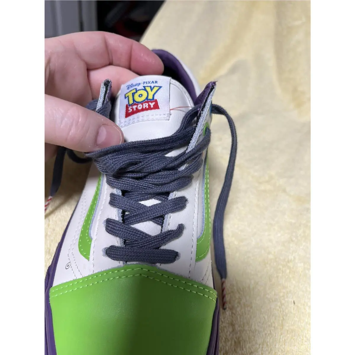 Vans shoes - Pixar Buzz Lightyear - Pixar Buzz Lightyear - White Green Purple (UPC: 0190541571654) 7