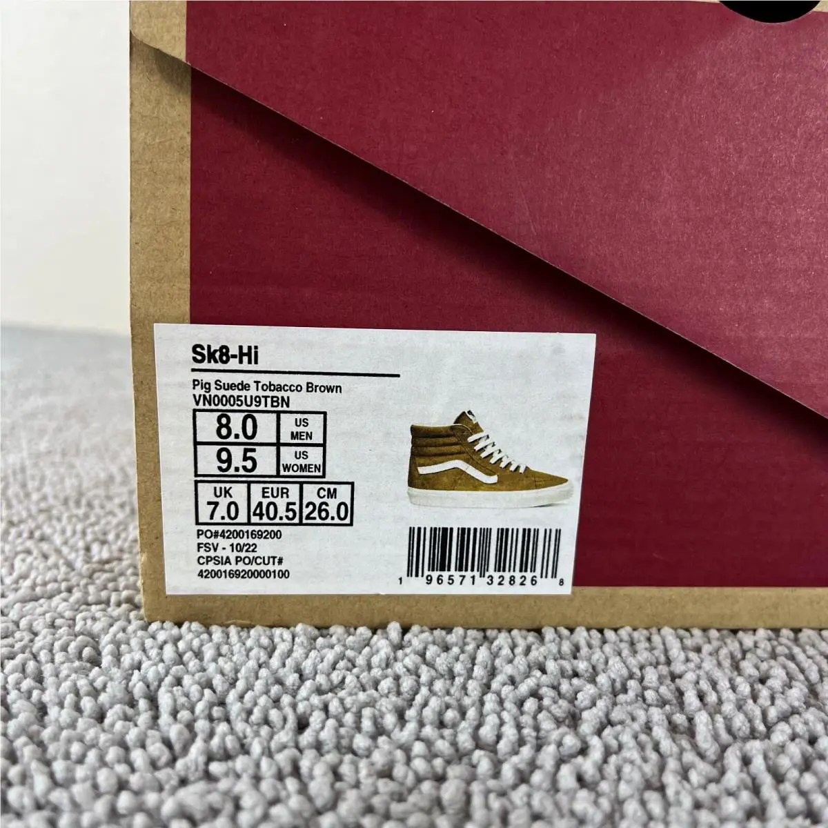 Vans shoes - VANS Sk8-Hi - Brown 11