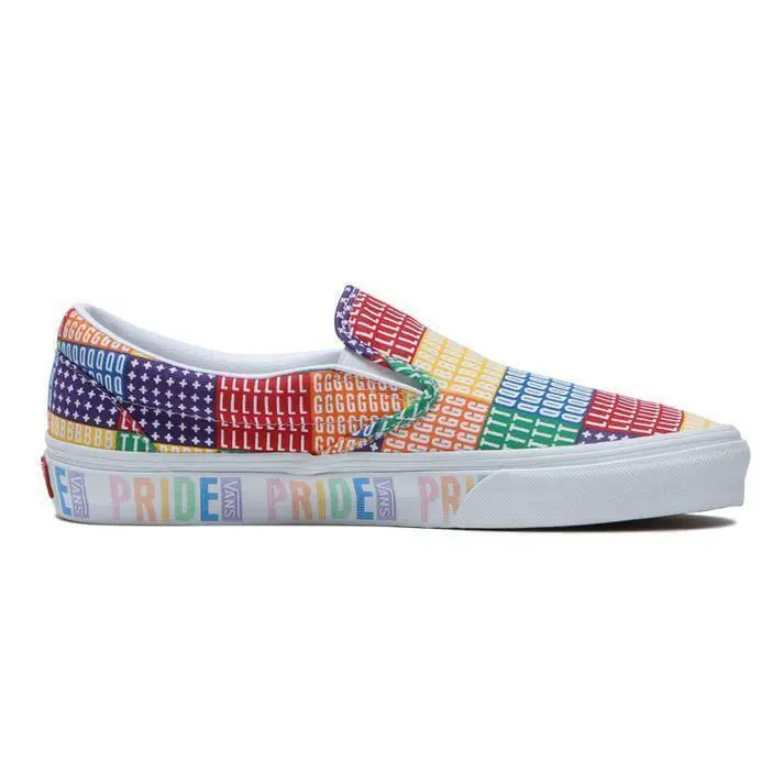 Vans shoes - multi-color red blue orange green yellow white 0