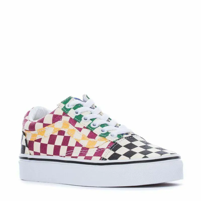 Vans shoes - (Glitter Check) Multi/True White 0