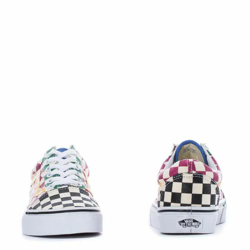 Vans shoes - (Glitter Check) Multi/True White 3