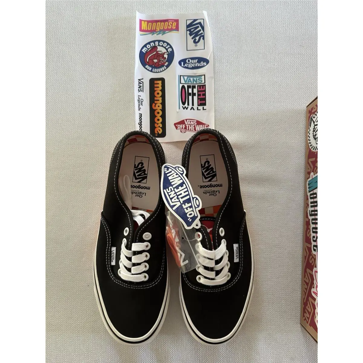 Vans shoes - vn0a4bvy-blk - vn0a4bvy-blk - Black-Orange 1