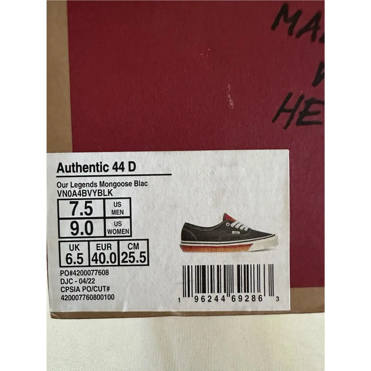Vans shoes - vn0a4bvy-blk - vn0a4bvy-blk - Black-Orange 7