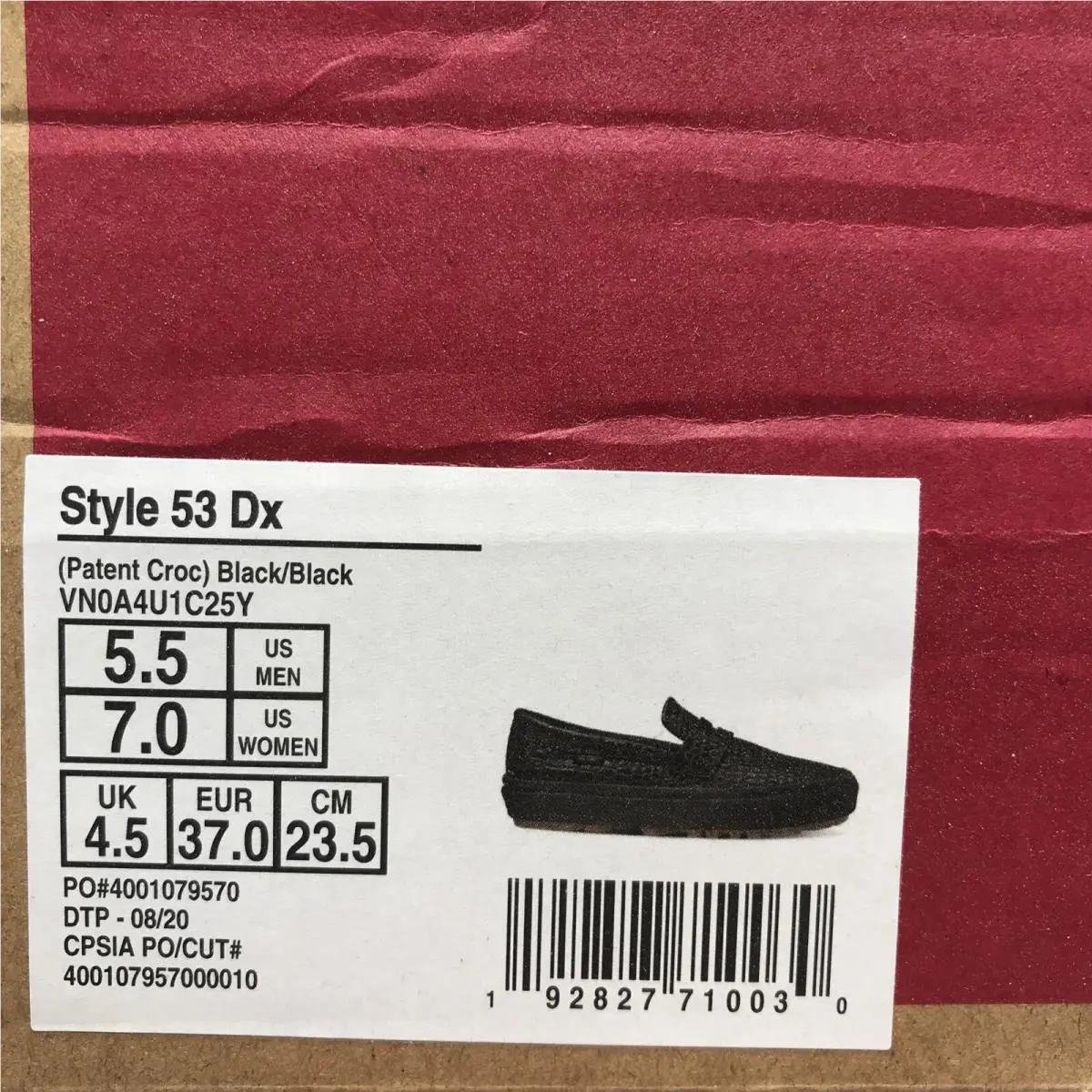 Vans shoes - VANS Style 53 Dx - Style - VN0A4U1C25Y - Black / Black (UPC: 0192827710030) 4