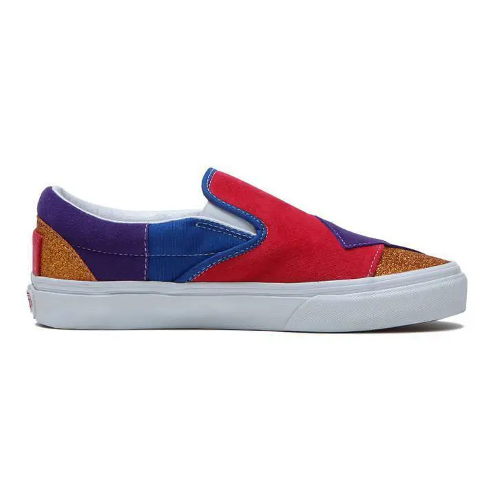 Vans shoes - multi Patchwork red blue gold green yellow purple 1