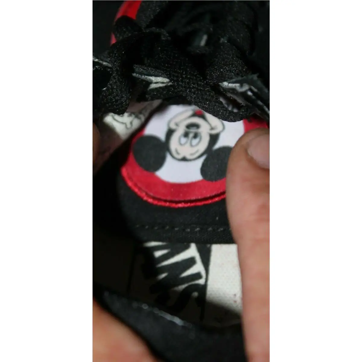 Vans shoes - VN0A38G1UNB - Disney Mickey Mouse Club - Black & Red, Manufacturer: Black/Red (UPC: 192363294155) 4