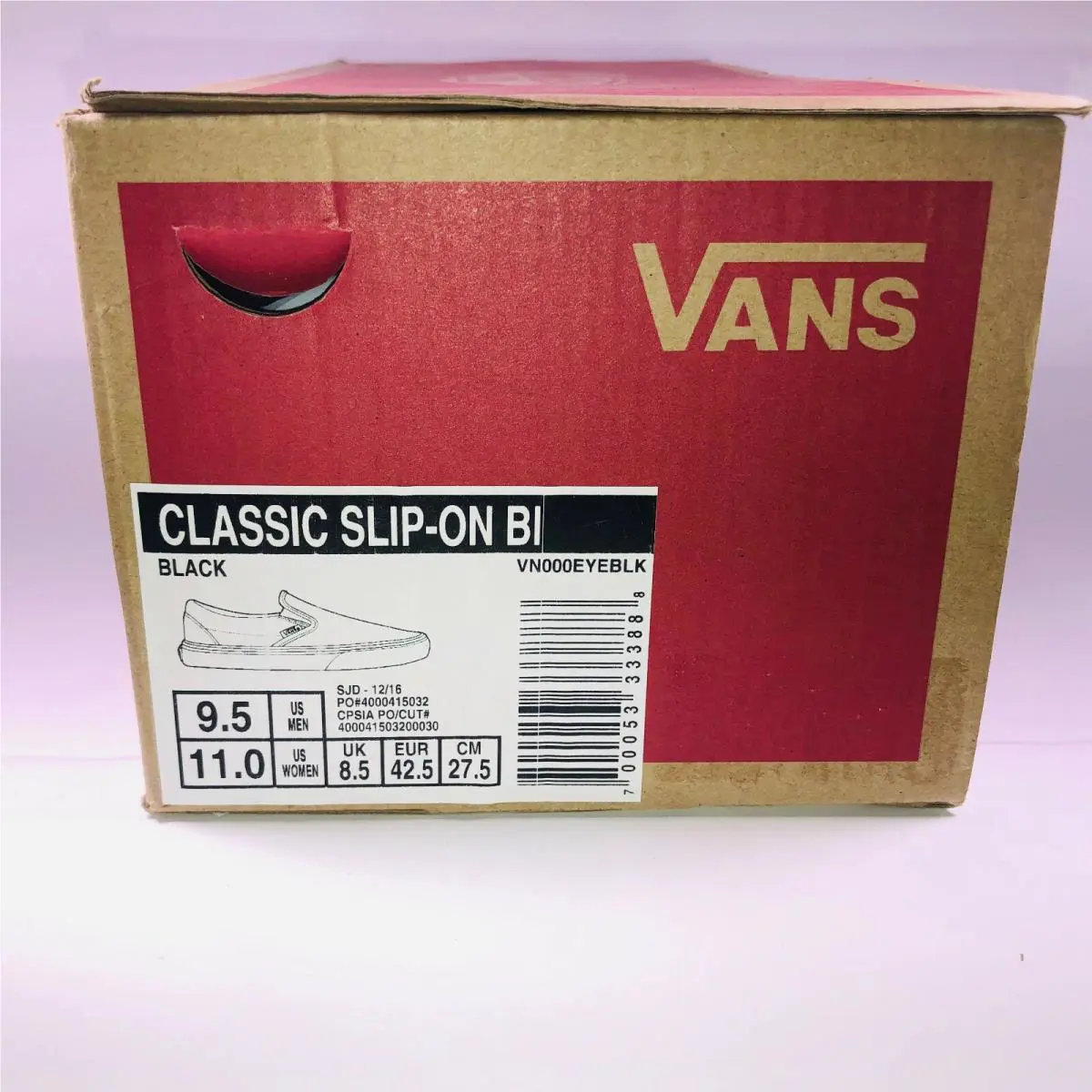 Vans shoes - Vans Classic Slip On - Classic Slip - VN000EYENLK - Black, Manufacturer: Black (UPC: 700053333888) 7