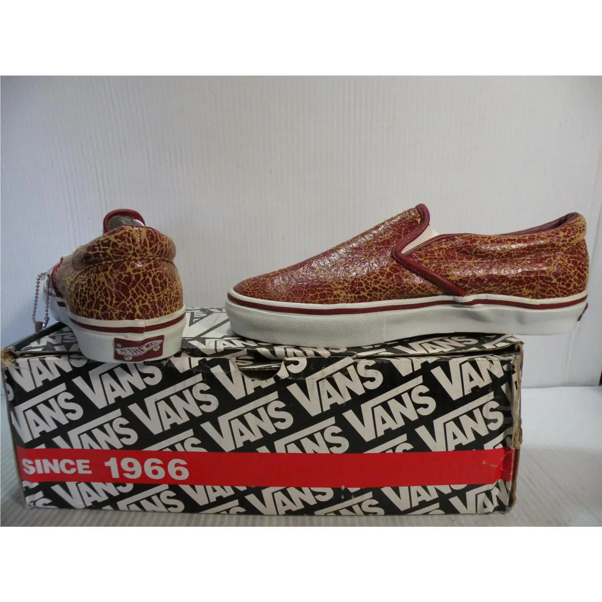 Vans shoes - BURGUNDY / TAN 1