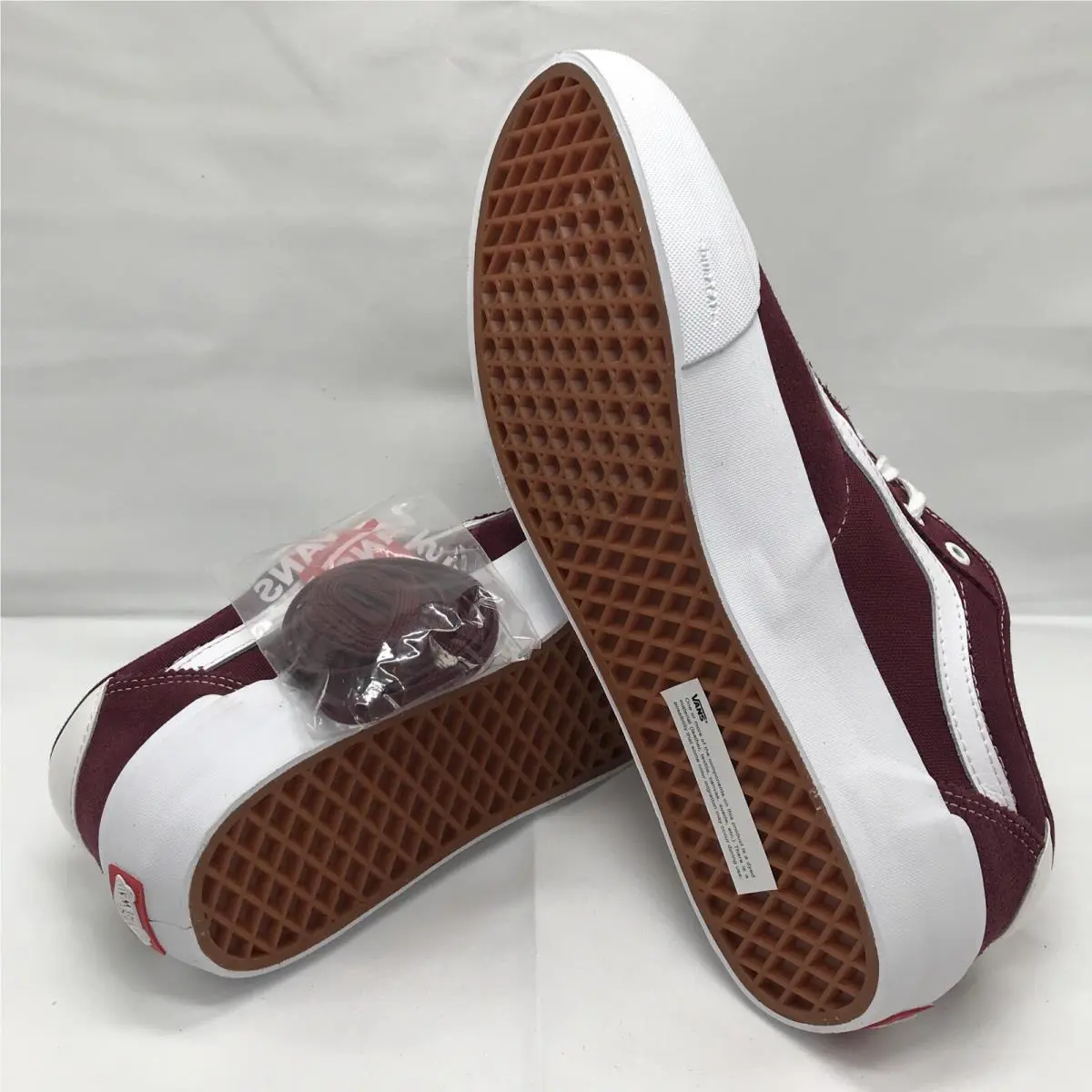 Vans shoes - VANS Chima Pro 2 - Chima Pro - VN0A3MTI2PV - Port Royale Maroon White, Manufacturer: Port Royale / White (UPC: 0194901221906) 3