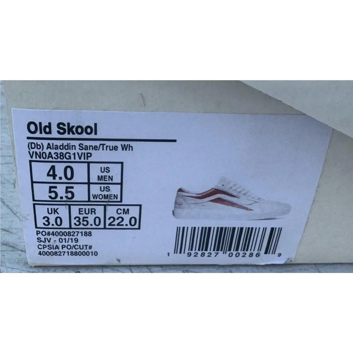 Vans shoes - VANS Old Skool - Old Skool - VN0A38G1VIP - White 1
