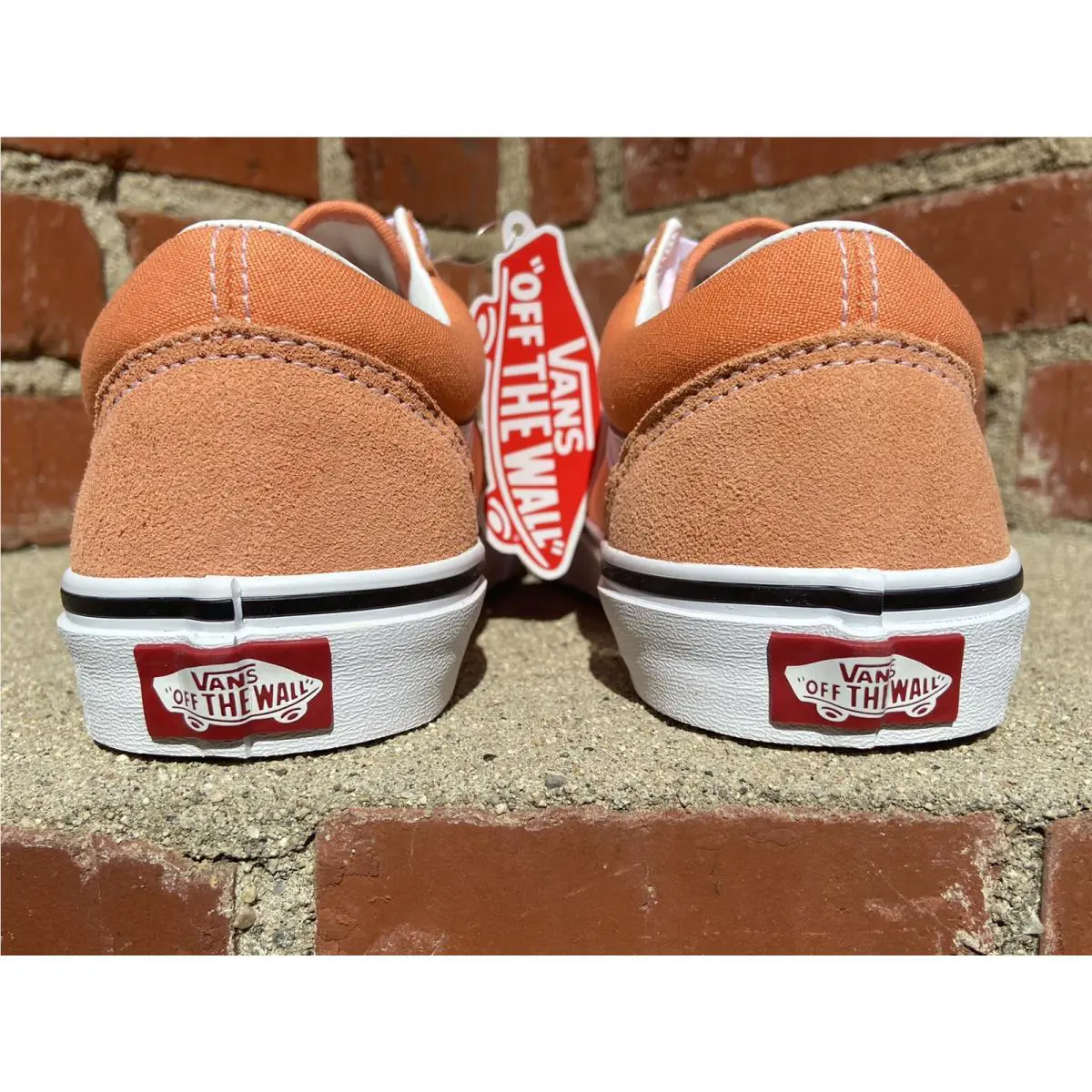 Vans shoes - Vans Old Skool Low - Old Skool Low - Orange (UPC: 196011221197) 8