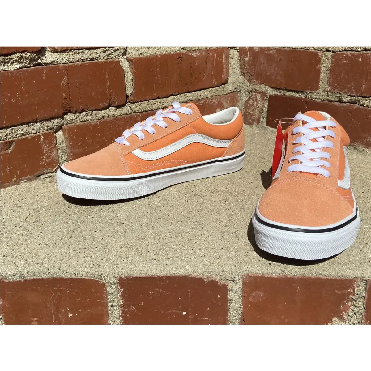 Vans shoes - Vans Old Skool Low - Old Skool Low - Orange (UPC: 196011221197) 1