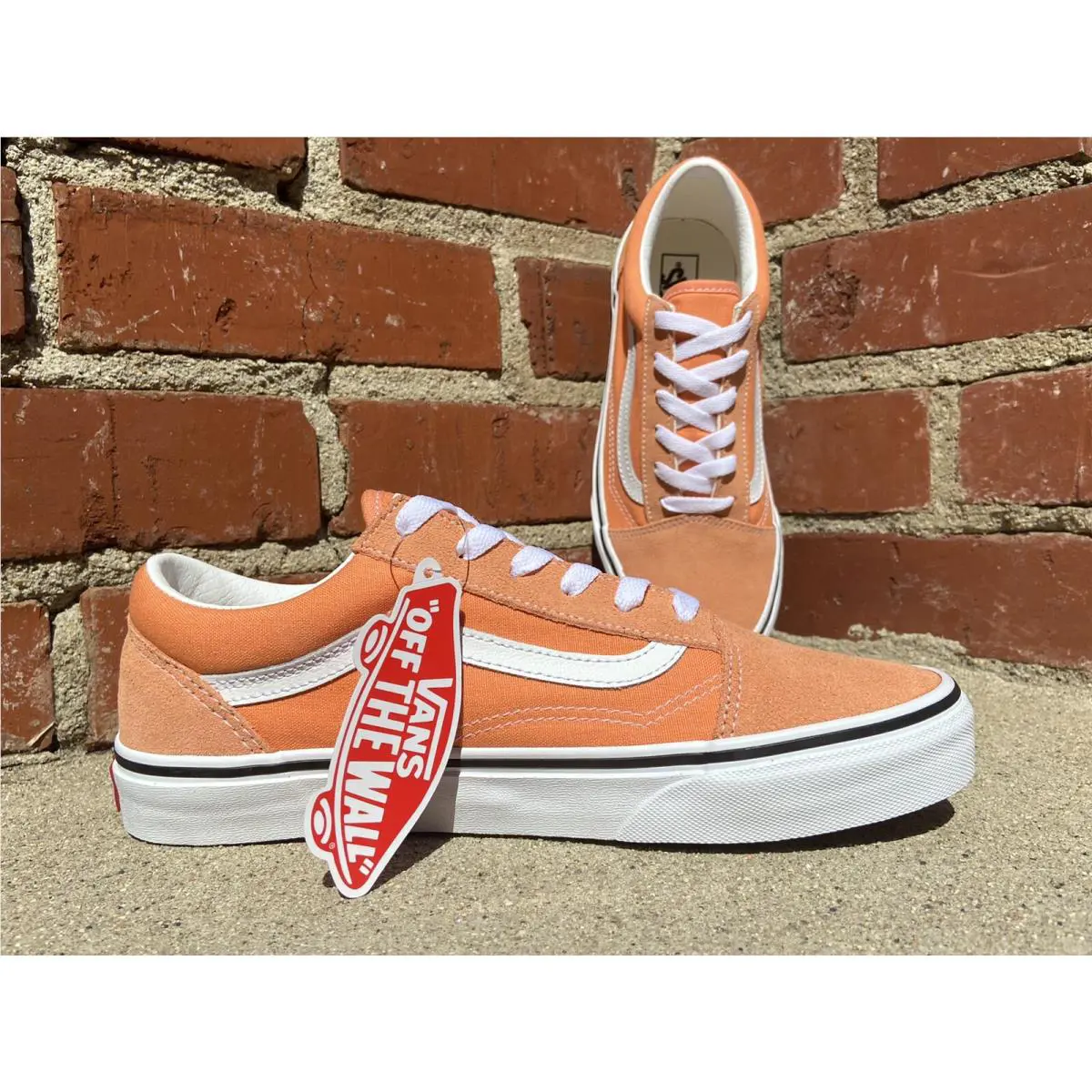Vans shoes - Vans Old Skool Low - Old Skool Low - Orange (UPC: 196011221197) 5