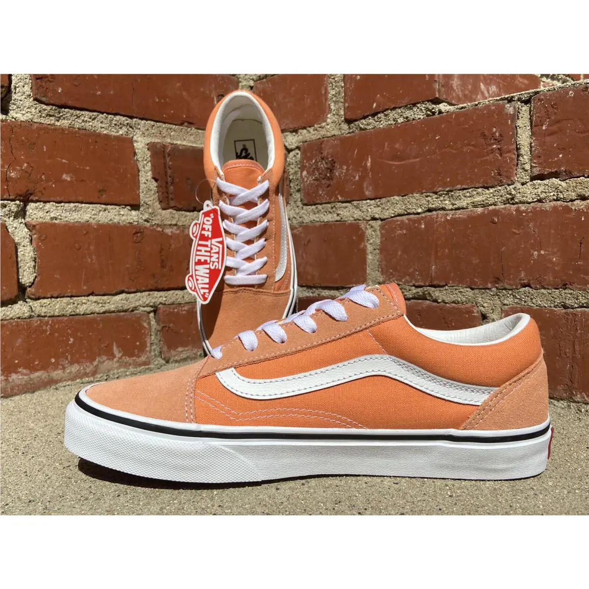 Vans shoes - Vans Old Skool Low - Old Skool Low - Orange (UPC: 196011221197) 6