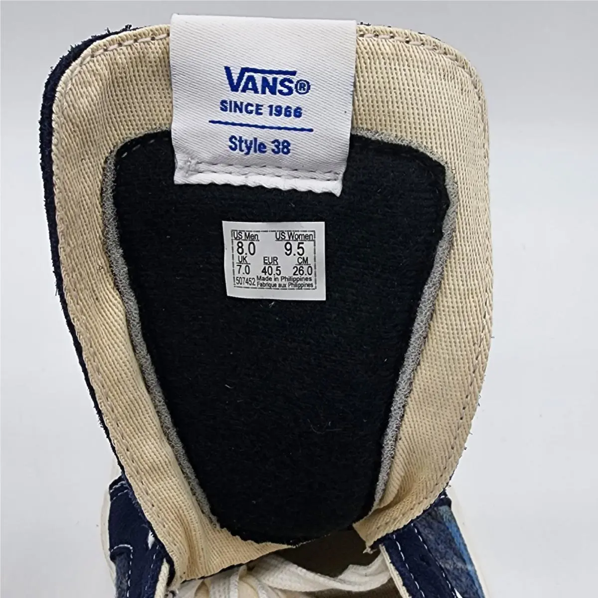 Vans shoes - VANS Sk8-Hi - vn0a38gf9gs1 - Blue (UPC: 195439371682) 9