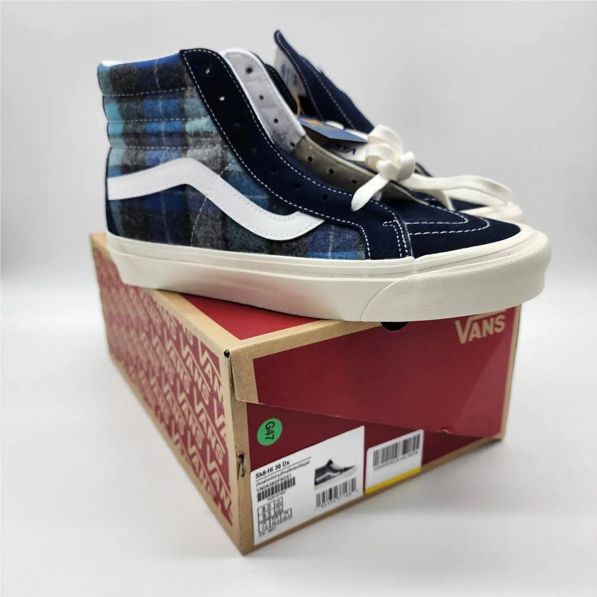 Vans shoes - VANS Sk8-Hi - vn0a38gf9gs1 - Blue (UPC: 195439371682) 12