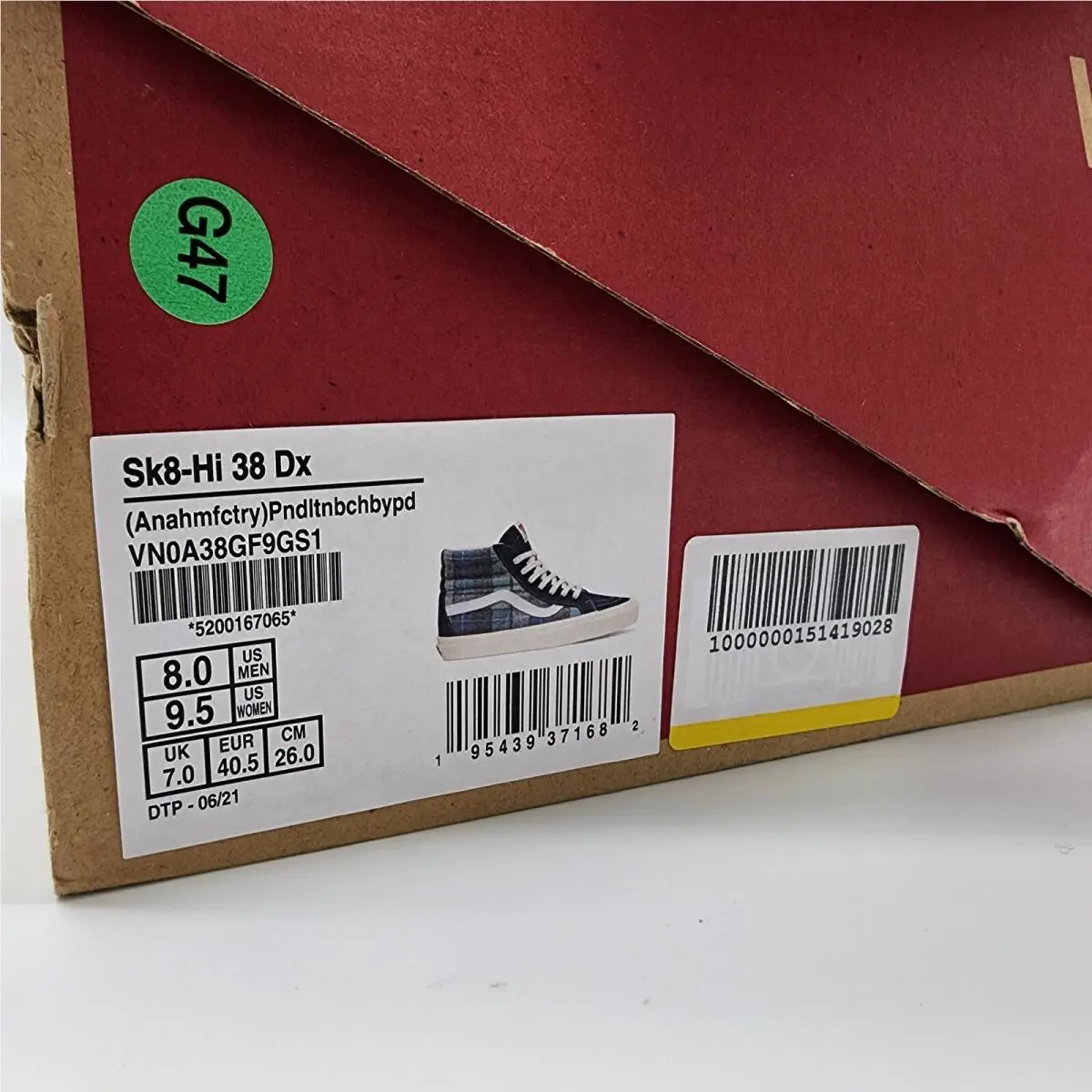 Vans shoes - VANS Sk8-Hi - vn0a38gf9gs1 - Blue (UPC: 195439371682) 13