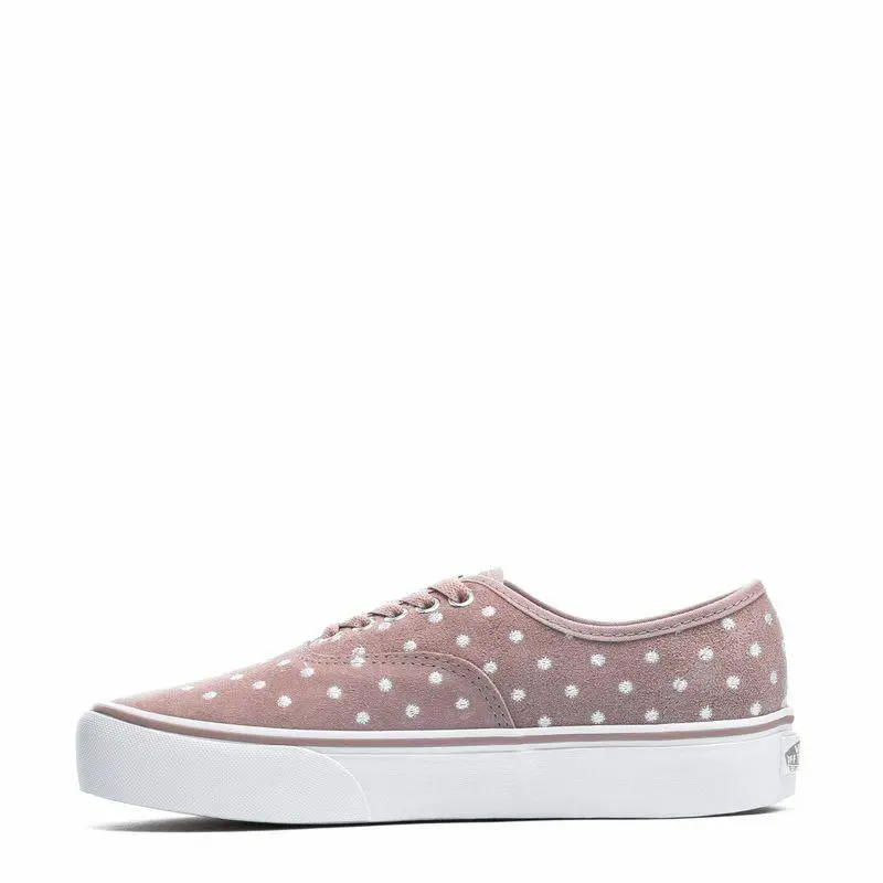 Vans shoes - Dark rose / White Polka Dot 1