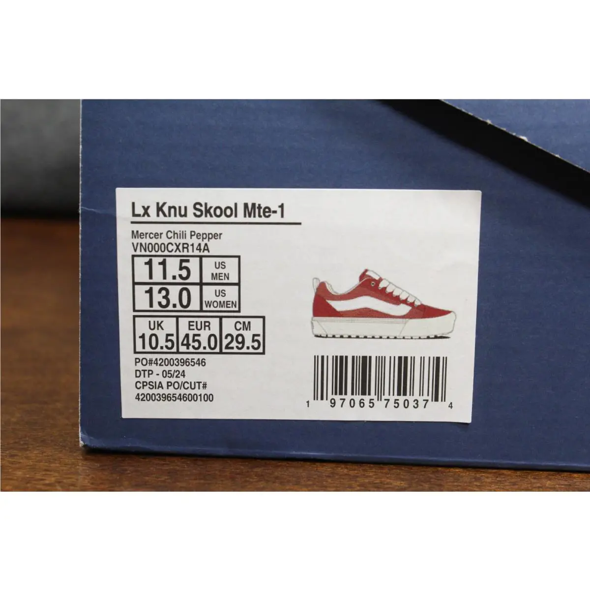 Vans shoes - VANS Knu Skool - Knu Skool - Red 2