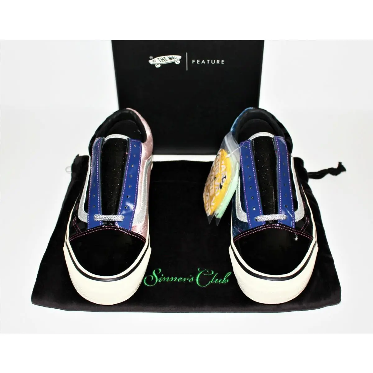 Vans shoes - OG Old Skool LX - Old Skool - Black Transparent/Yellow/Pink/Blue/Silver 0