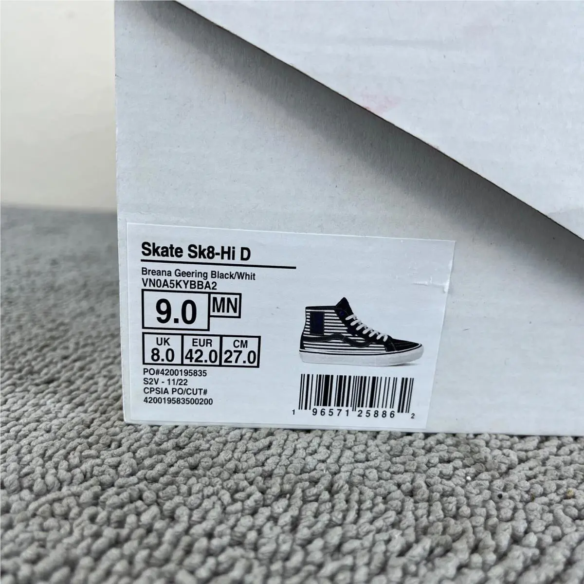 Vans shoes - VANS Sk8-Hi - Black 9