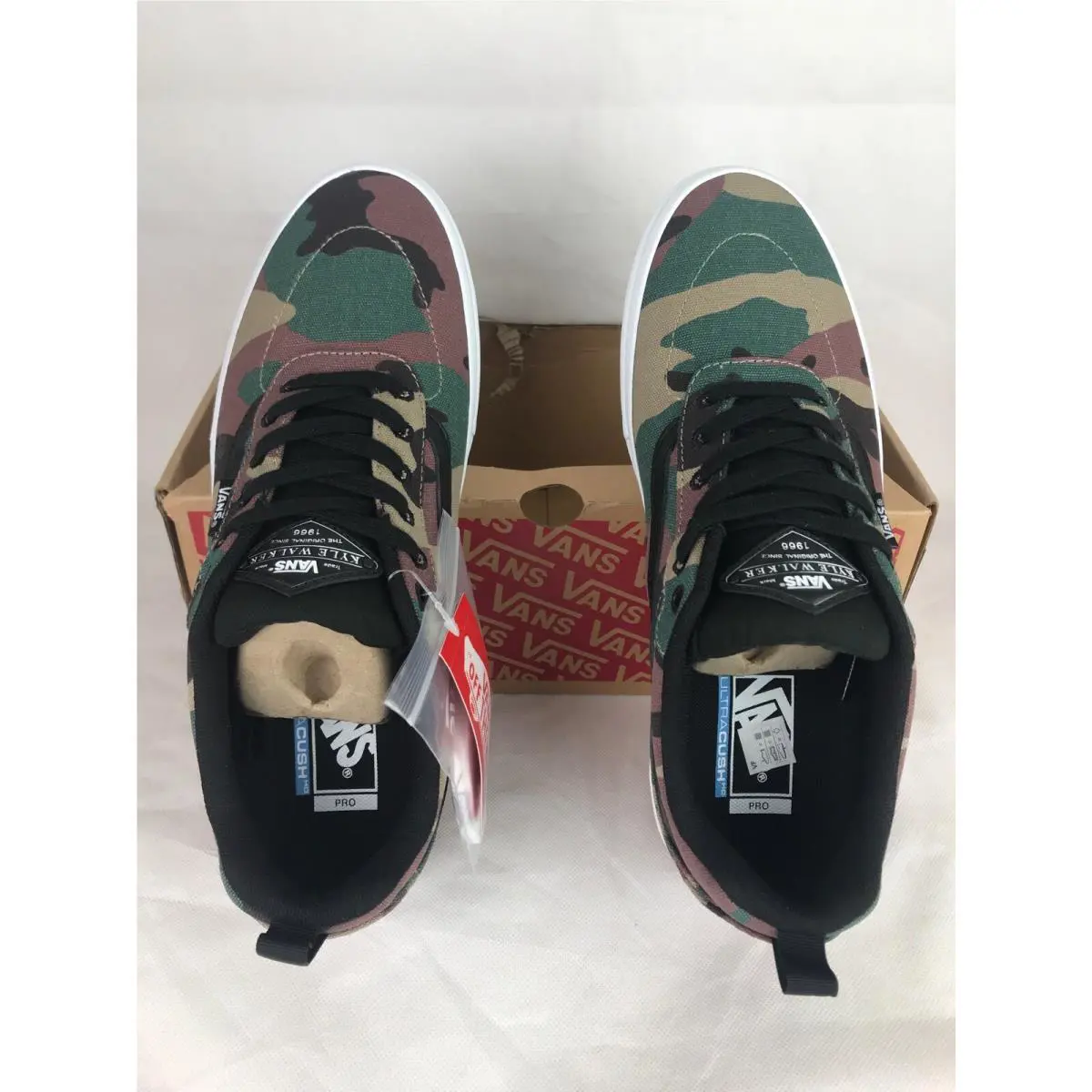 Vans shoes - Kyle Walker Pro - Kyle Walker Pro - Camo / Multicolor / Black / White / Green / Brown (UPC: 0192363220901) 6
