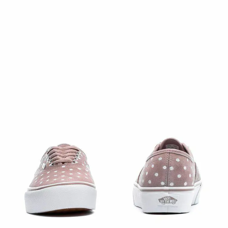 Vans shoes - Dark rose / White Polka Dot 3