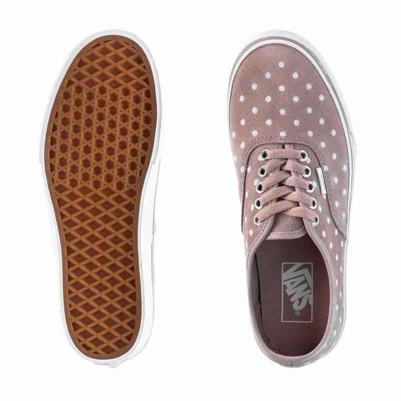 Vans shoes - Dark rose / White Polka Dot 4