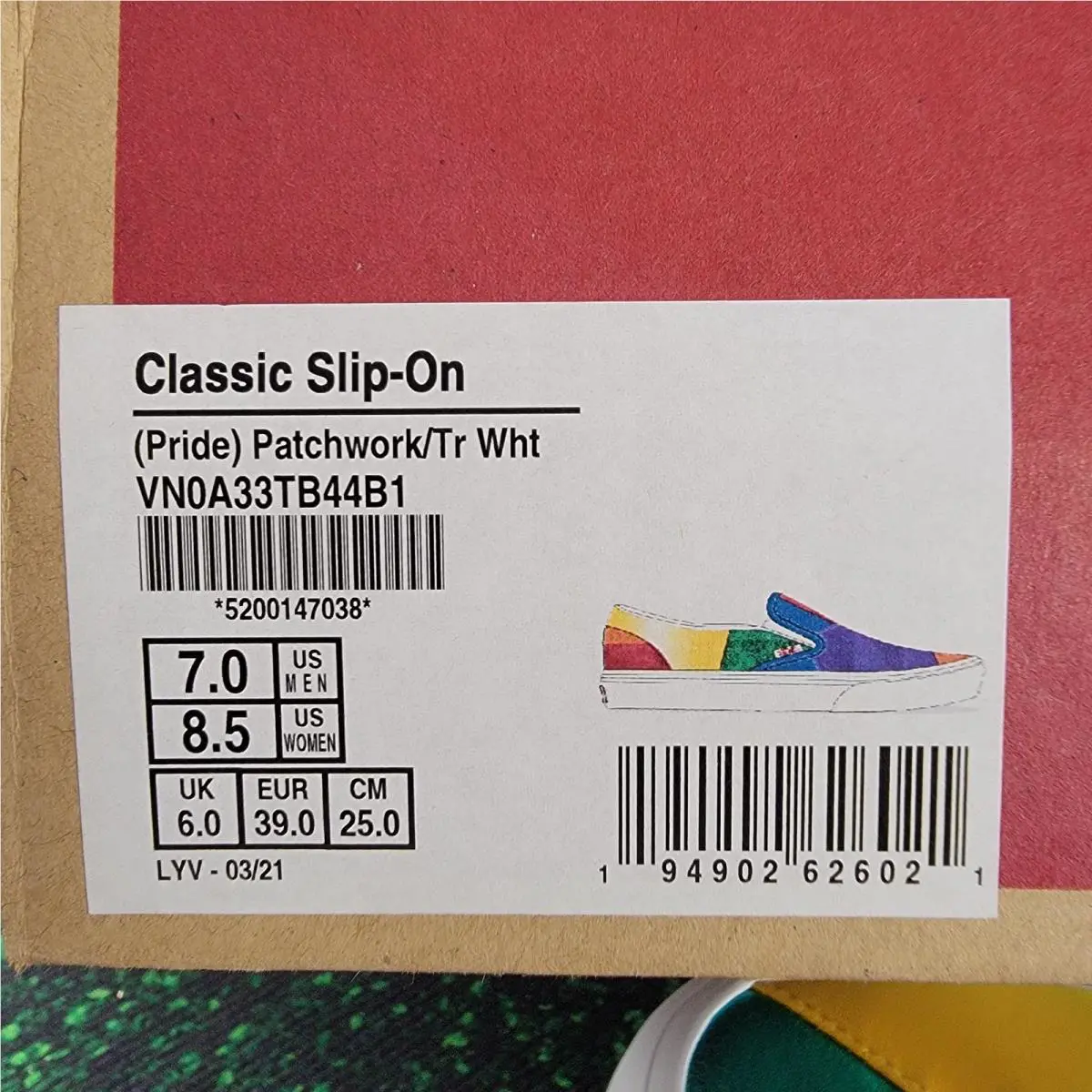 Vans shoes - VANS Classics - Classics - VN0A33TB44B1 - Multicolor 12