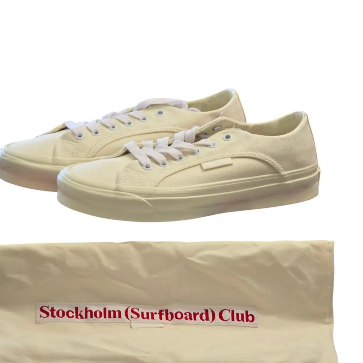 Vans Men7 Wo8.5 Og Lampin Deco Stockholm Surfboard Club Natural Sneakers - Beige
