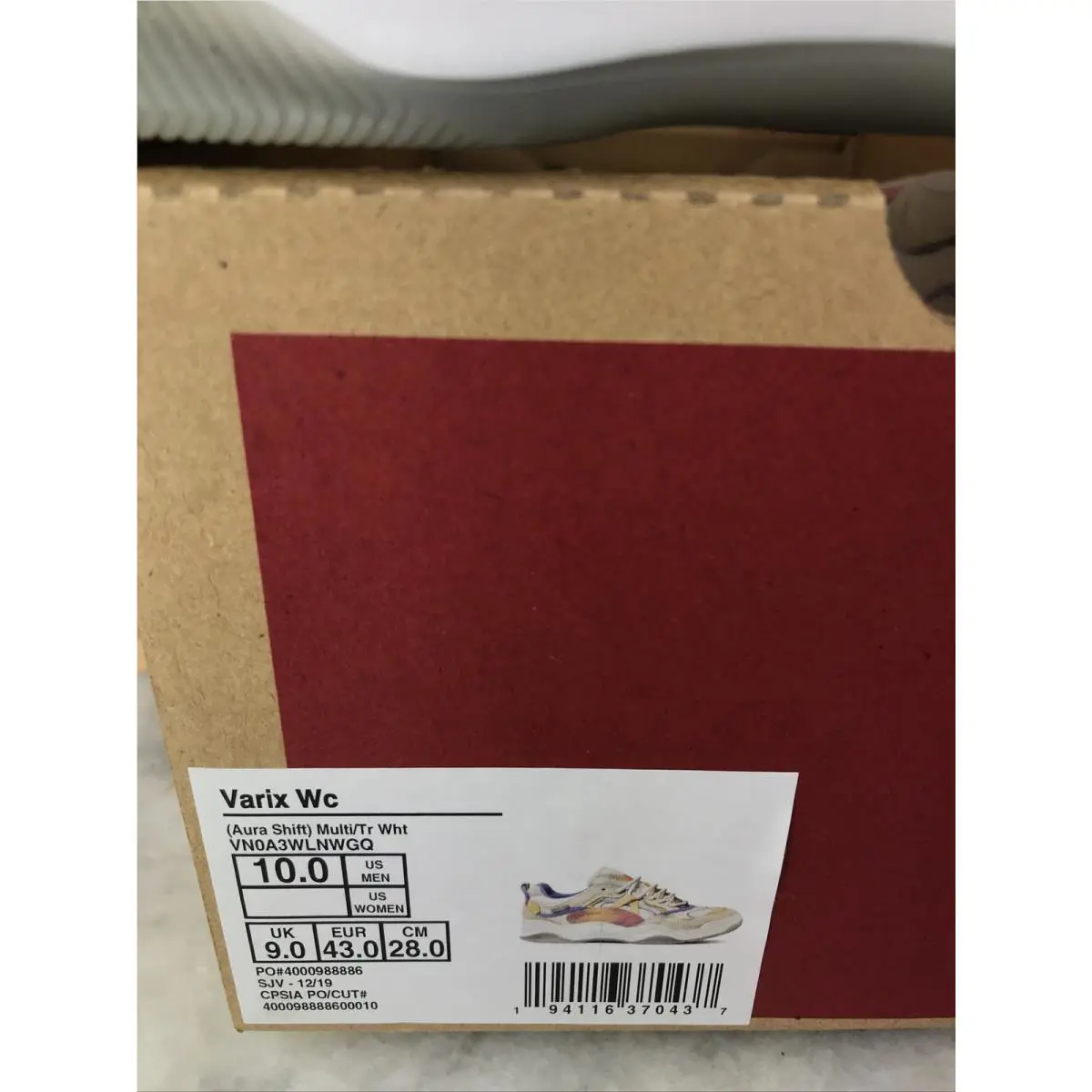 Vans shoes - VANS Varix WC - Varix - White - Multicolor (UPC: 0194116370437) 5