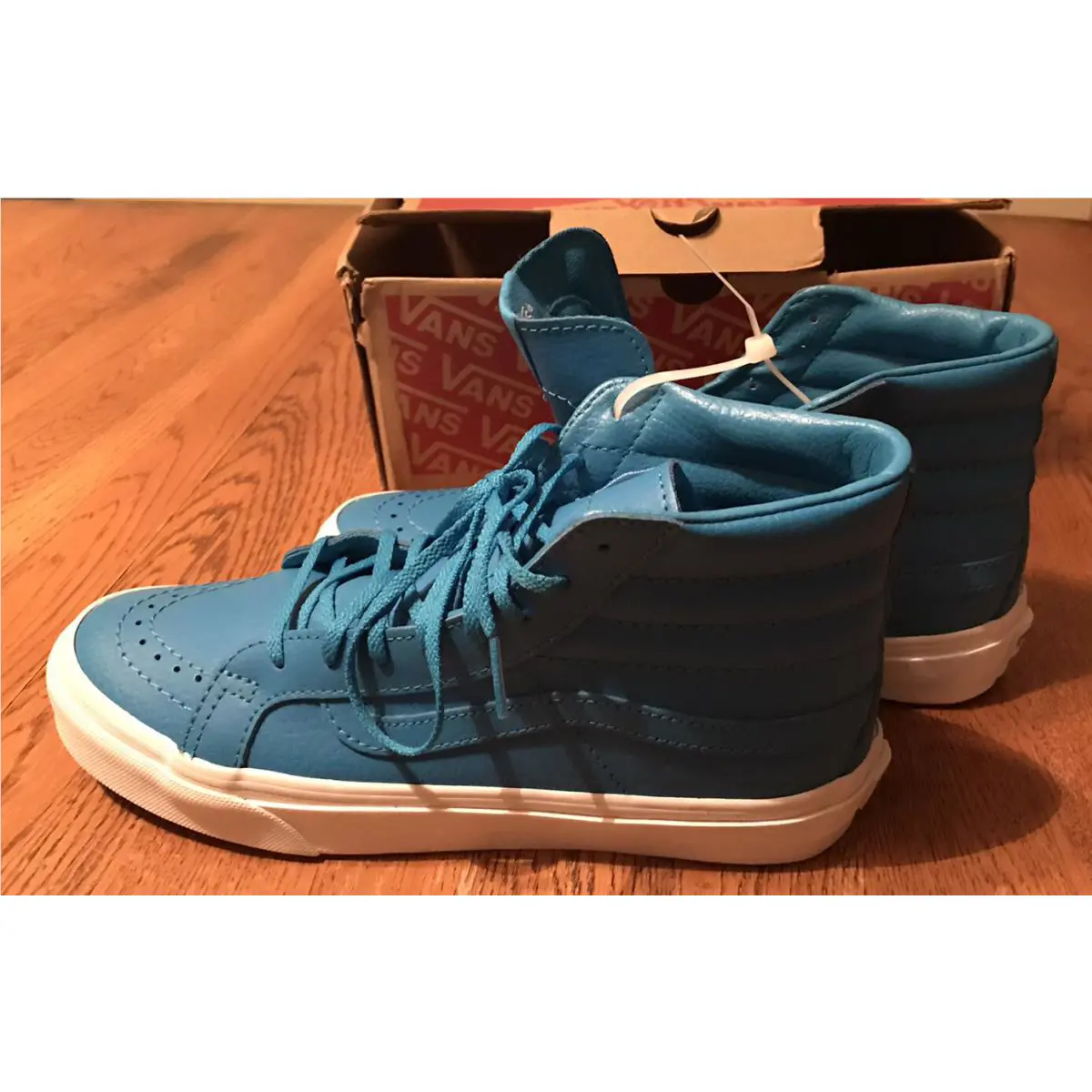 Vans shoes - Vans Sk8 Hi Slim - Slim - Blue, Manufacturer: Neon Blue (UPC: 190284948973) 8
