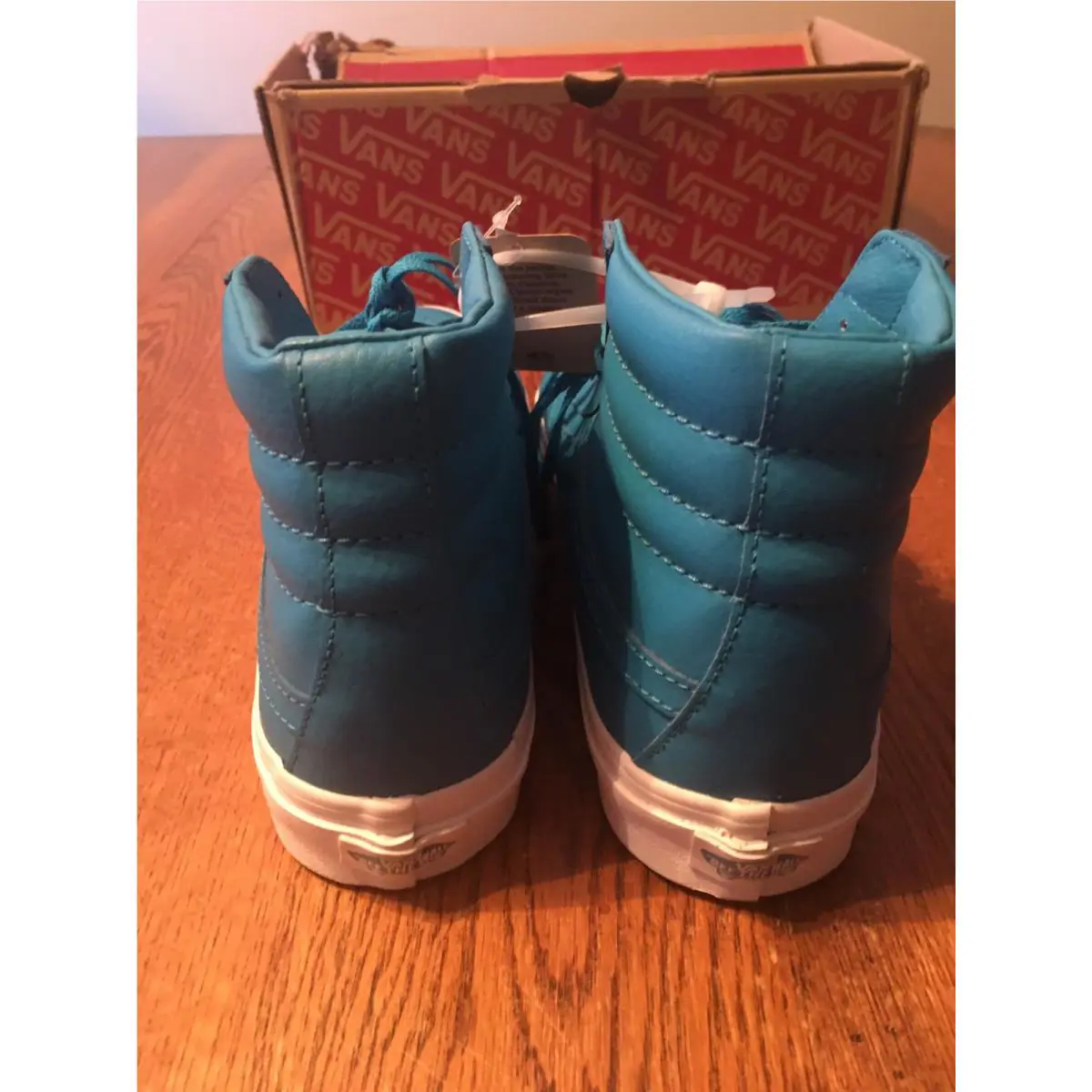 Vans shoes - Vans Sk8 Hi Slim - Slim - Blue, Manufacturer: Neon Blue (UPC: 190284948973) 0