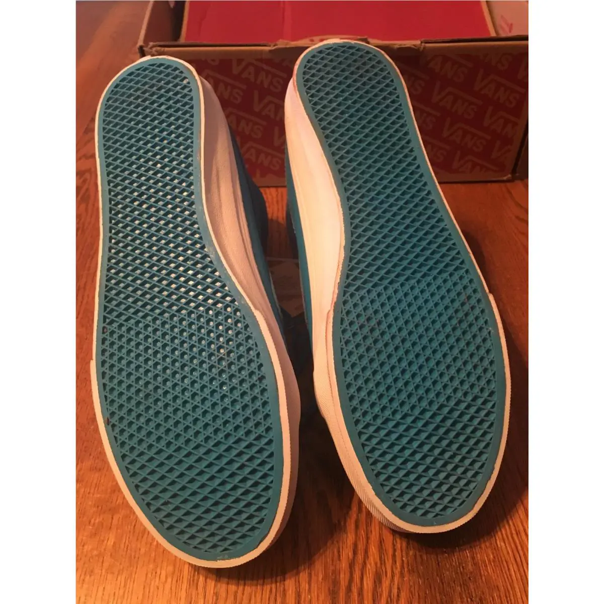 Vans shoes - Vans Sk8 Hi Slim - Slim - Blue, Manufacturer: Neon Blue (UPC: 190284948973) 1