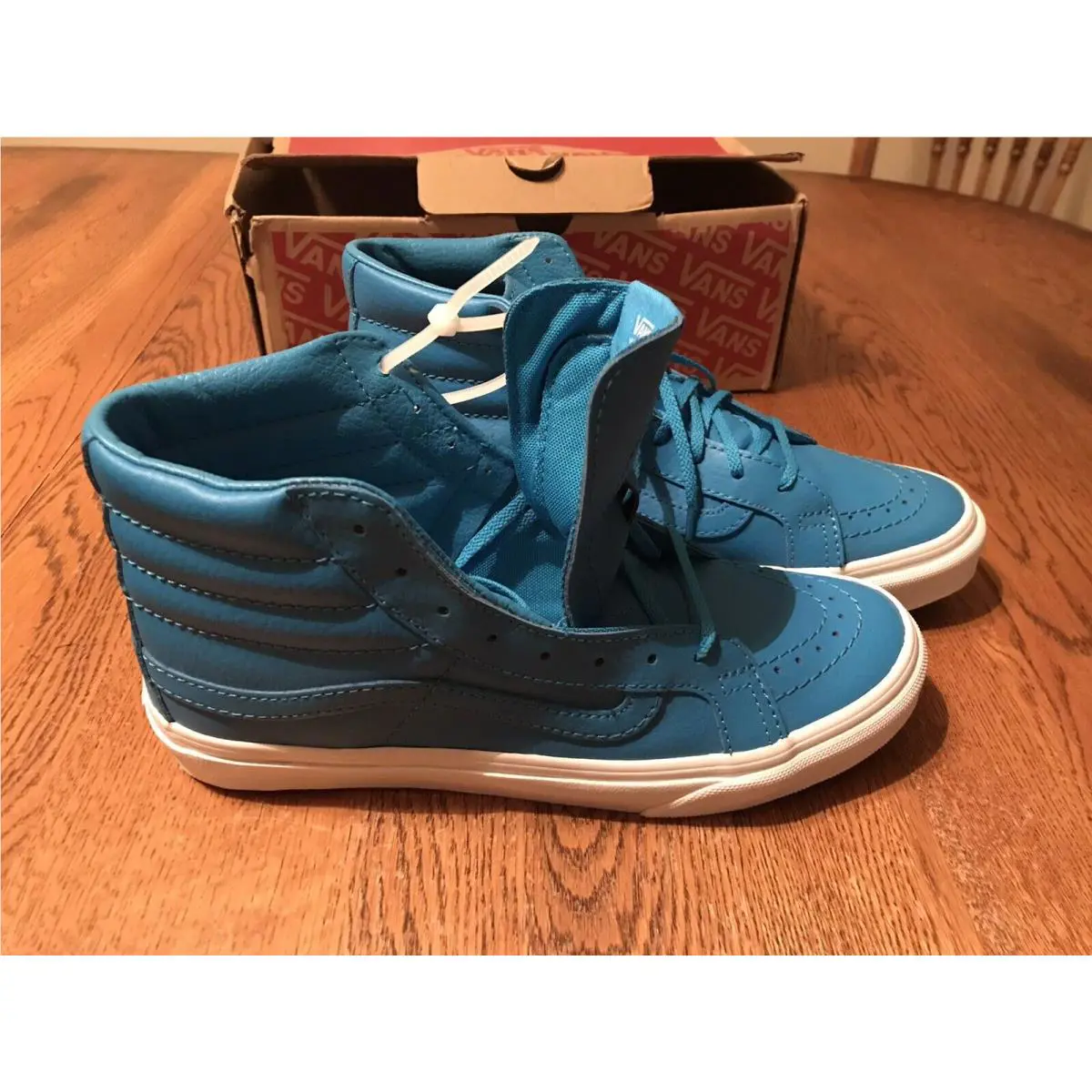 Vans shoes - Vans Sk8 Hi Slim - Slim - Blue, Manufacturer: Neon Blue (UPC: 190284948973) 5