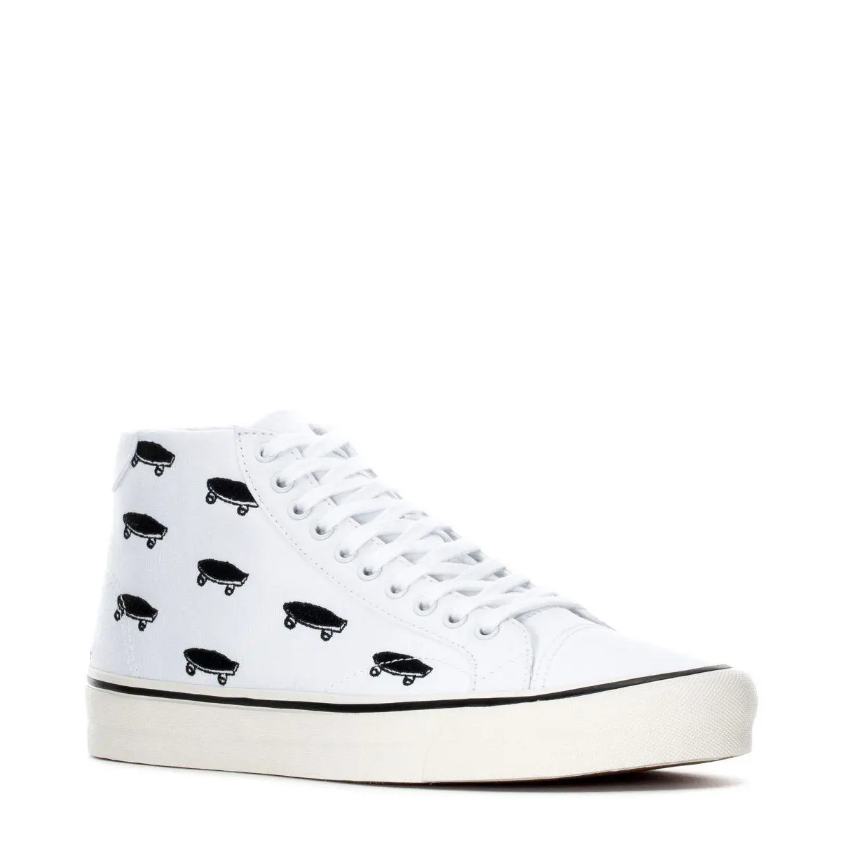 Vans shoes - WHITE/BLACK SKATEBOARD PRINT 0